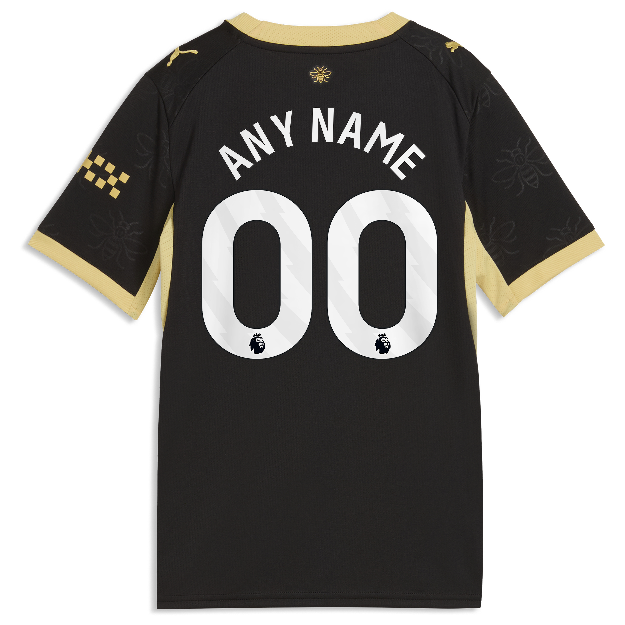 [SJH] Manchester City Youth 2026/27 Away Replica Custom Jersey - Black