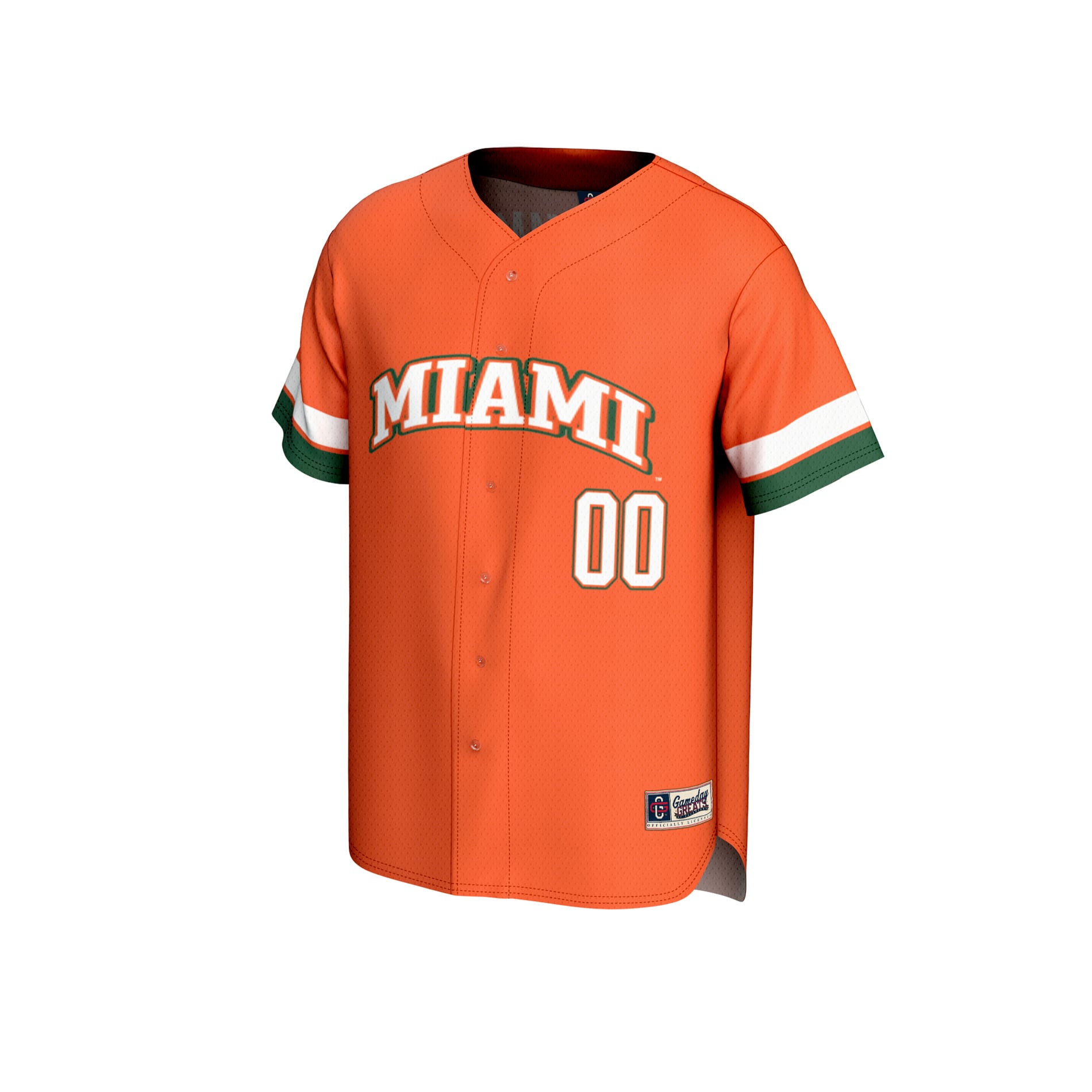 Miami Hurricanes GameDay Greats Youth Lightweight Collegiate Baseball NIL Pick-A-Player Fashion Jersey - Orange