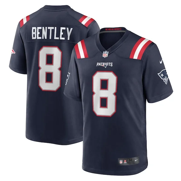 Top-Grade NE Patriots Game Jersey - Navy | NFL Fan Apparel | NFL Footb