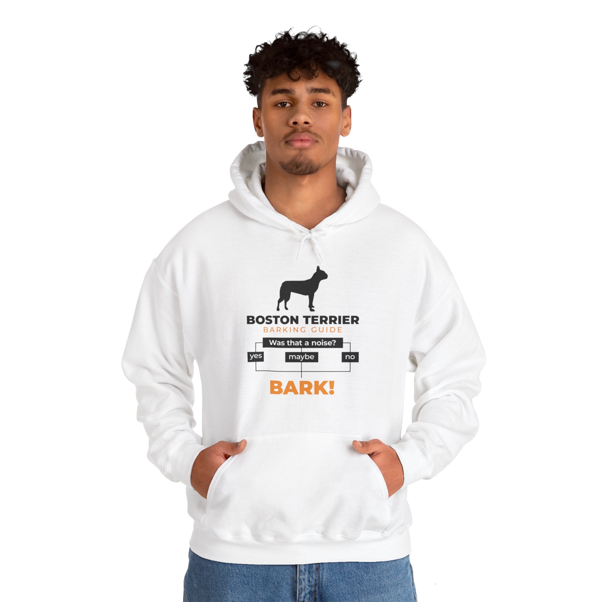 - Casual Unisex Hoodie For Boston Terrier Lovers For Dog Lovers