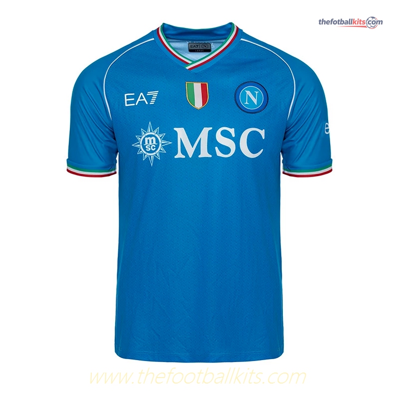Stadium Version Napoli Home Soccer Shirt 2023-2024 Collection