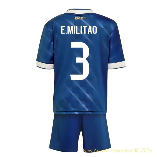 2025-2026 Real Madrid Third None - Performance Fan Gear (Militao 3)