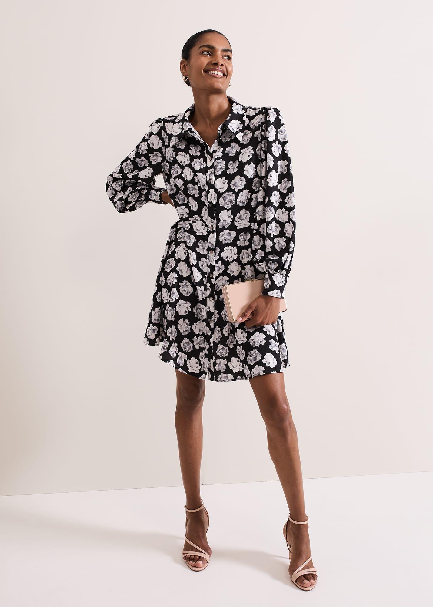 Selika Floral Swing Mini Dress