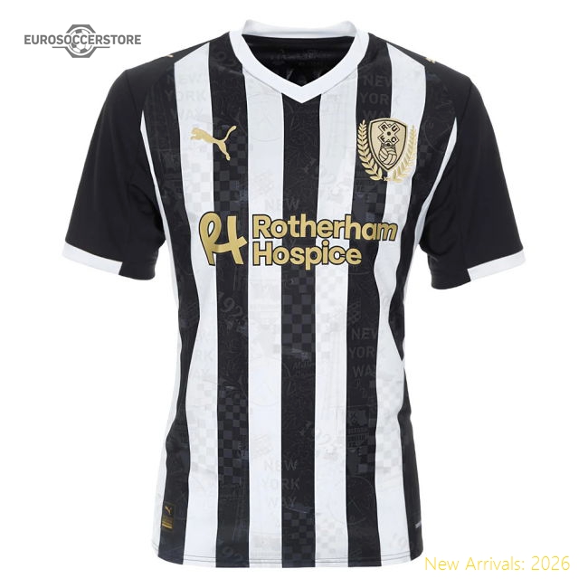 Authentic 2025-2026 Rotherham United Third Shirt (your Name)