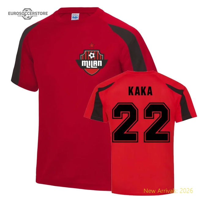 Kaka Milan Sports Training Match Jersey (red) - Supporter Edition