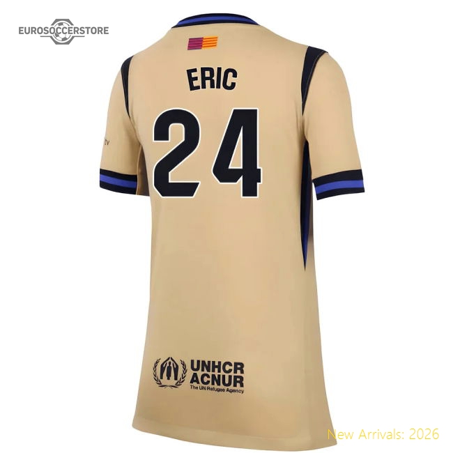 2025-2026 Barcelona Away Shirt (Kids) (Eric 24)