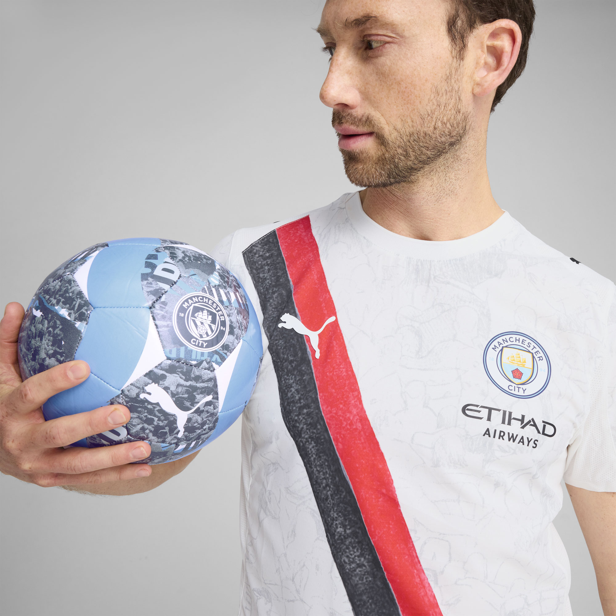 [SJH] Manchester City x KidSuper 2025 FIFA Club World Cup Authentic Jersey - White