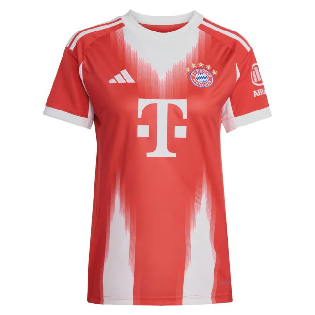 2025-2026 Bayern Home Shirt - Womens (Coman 11) Durable Stitching