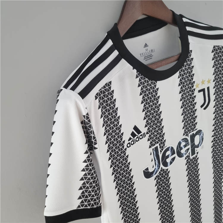 2223 Juventus Home WhiteBlack Soccer Jersey Football Shirt - Official