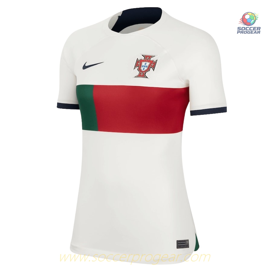 WOMEN'S JERSEY PORTUGAL AWAY WORLD CUP 2022