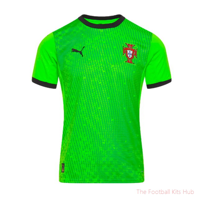 2025-2026 Portugal Home Goalkeeper Shirt (Green)