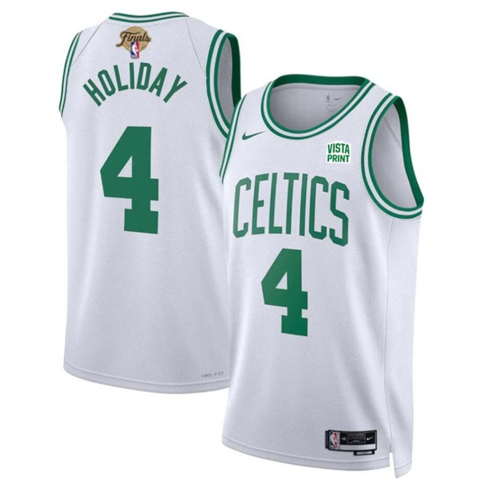 Official Boston Celtics 4 White Jersey - - Game Day Essential