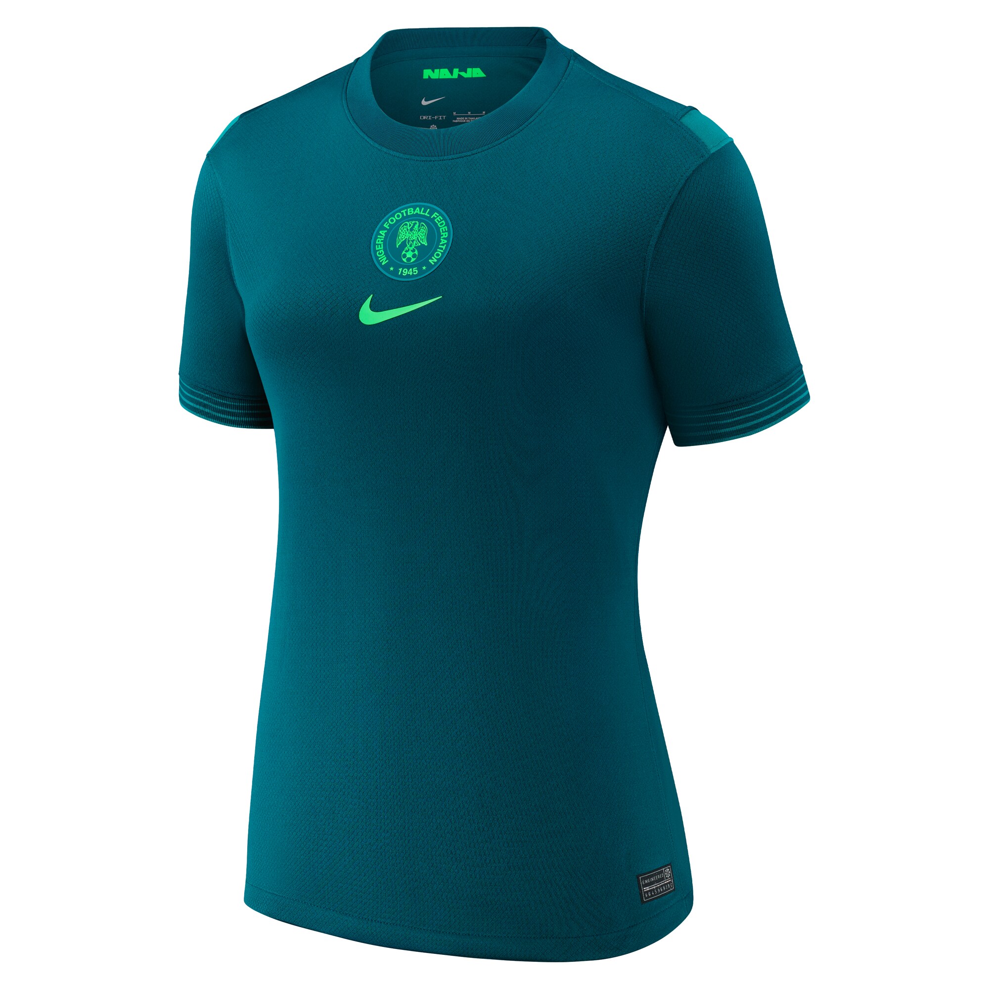 [JED] Nigeria Women's National Team Women's 2025/26 Home Replica Jersey - Teal