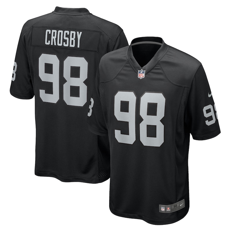 None Maxx Crosby LV Raiders Stylish High-Quality Jersey Game Day Wear