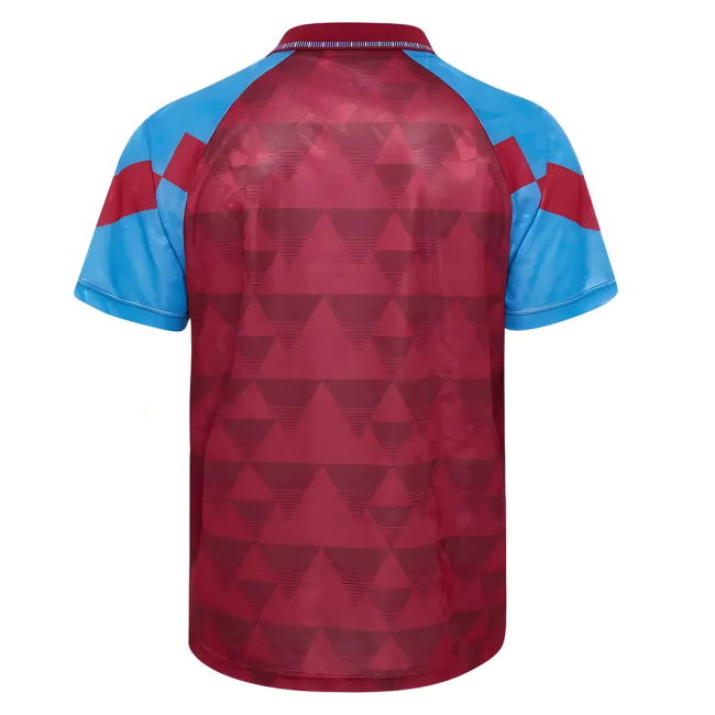 Aston Villa Home Football Shirt 2022-22 - Score Draw Aston Villa 19...