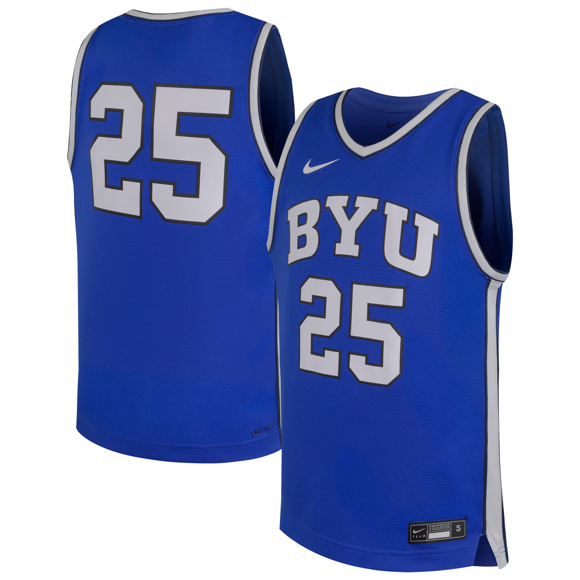 [DDG] BYU Cougars Youth Replica Basketball Jersey - Royal