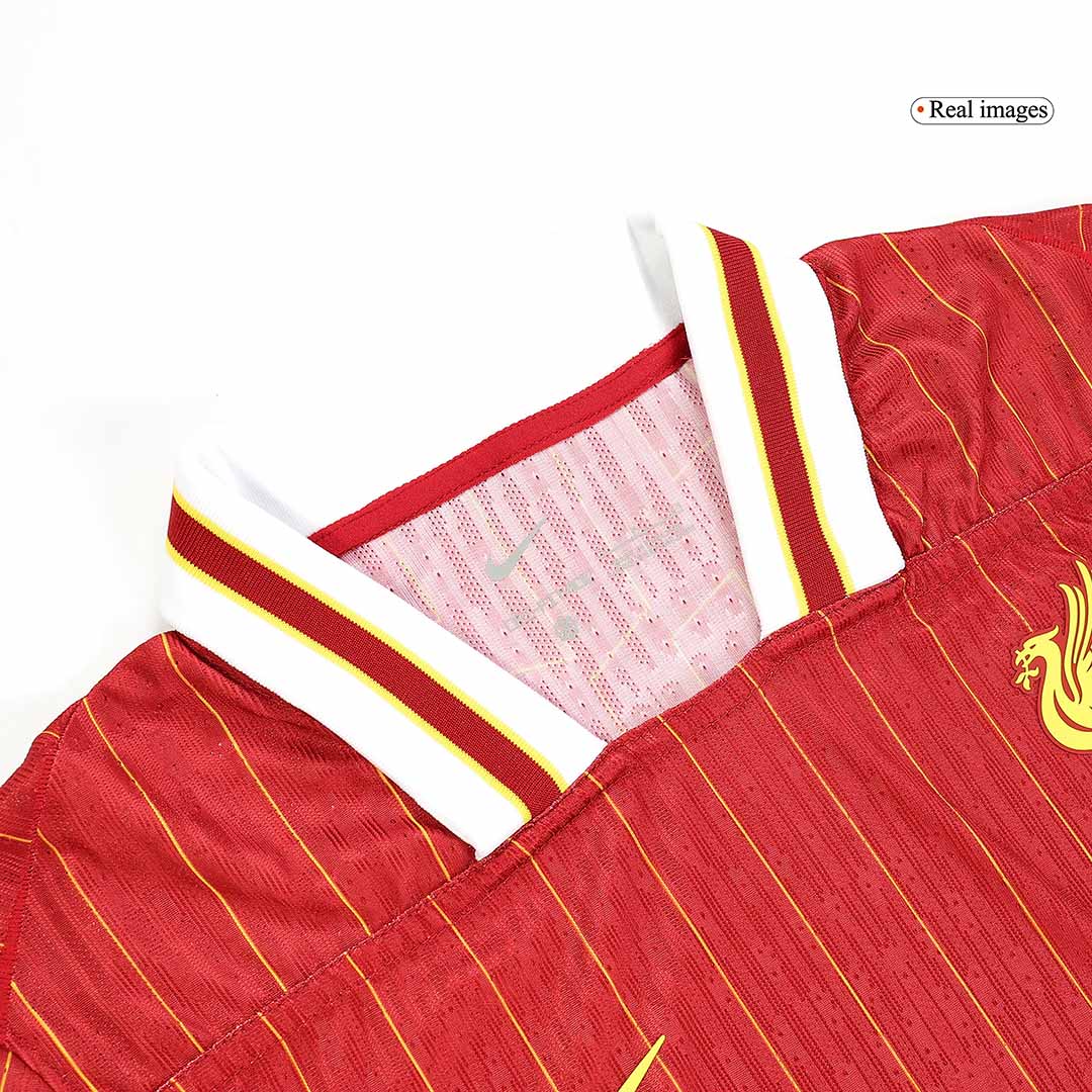 Player Version VIRGIL #4 Liverpool Home Soccer Jersey 2024/25Authentic