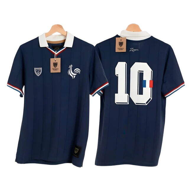 Exquisite France Zidane Home Tribute Football Shirt Spiritual