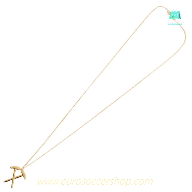 West Ham United FC 18ct Gold Plated on Silver Pendant & Chain
