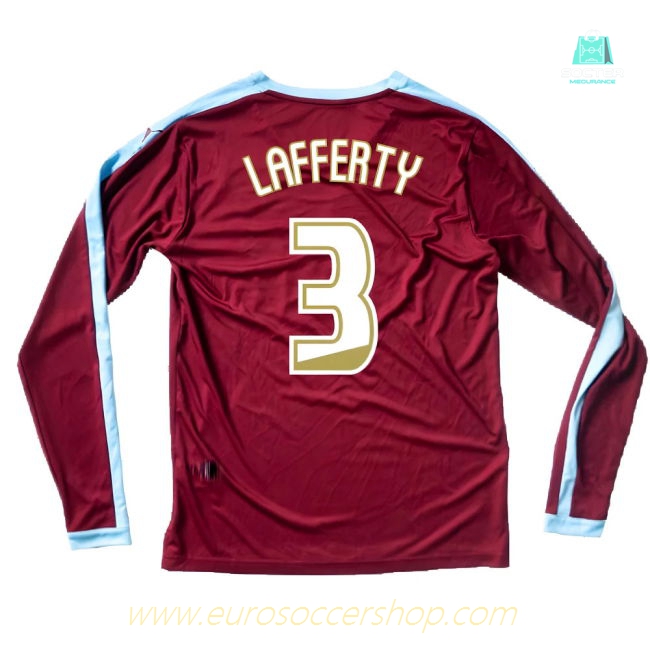 Burnley 2015-16 Long Sleeve Home Shirt ((Excellent) S) (Lafferty 3)