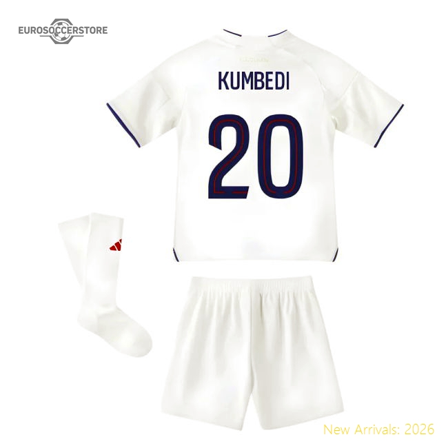 Excellent 2025-2026 Olympique Lyon Home Mini Kit (kumbedi 20)
