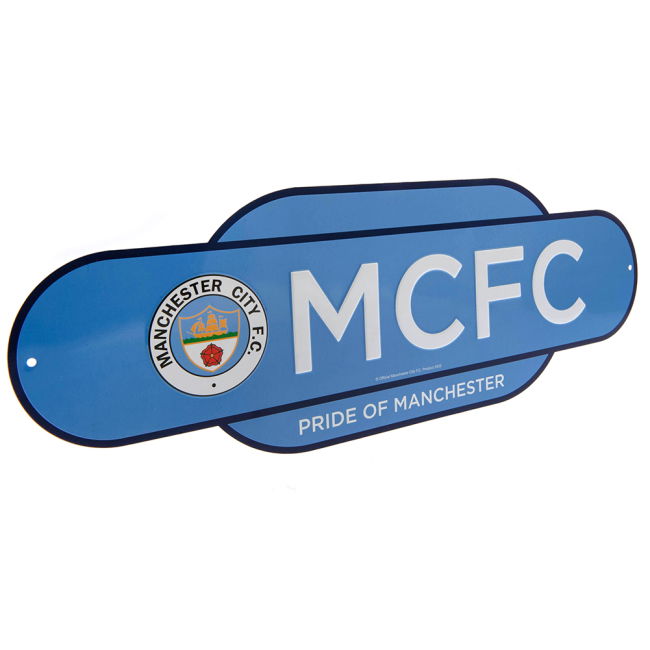 Women's Manchester City FC Colour Retro Sign