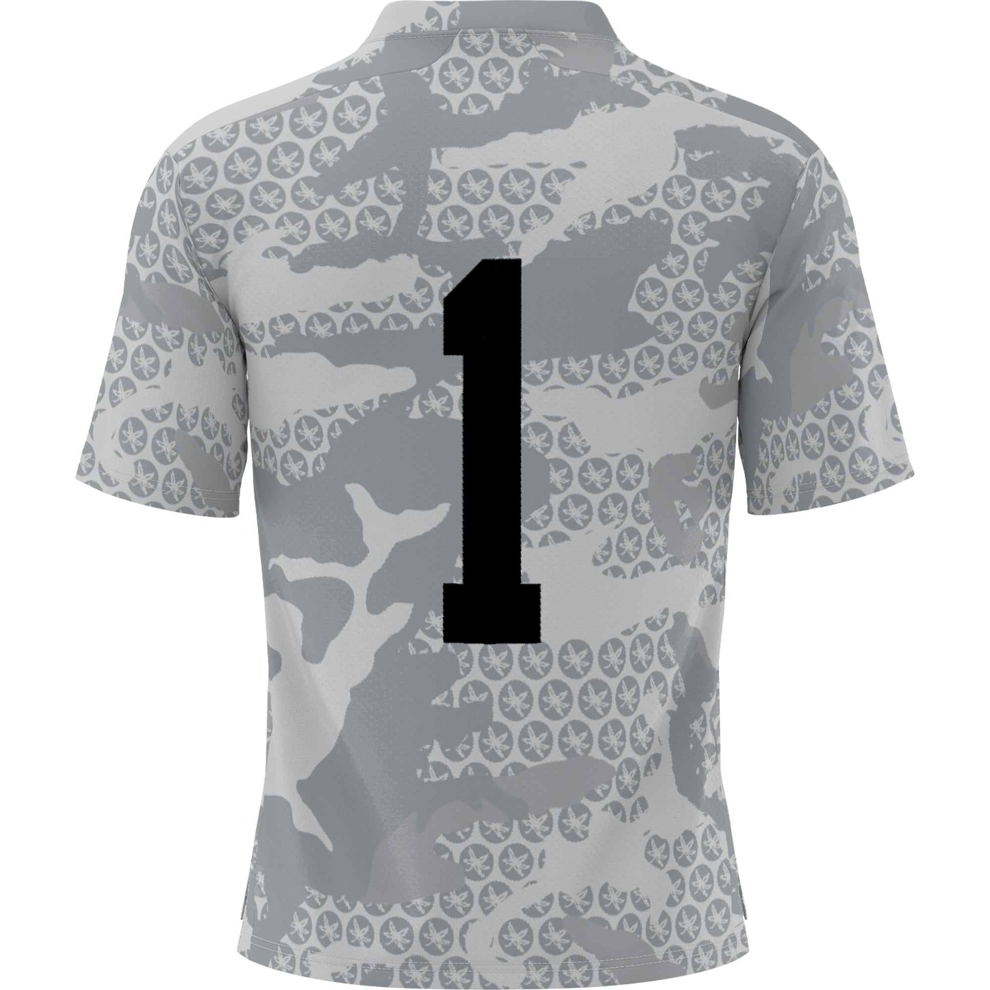 #1 Ohio State Buckeyes GameDay Greats Youth Camo 26/27 Football Jersey - Gray