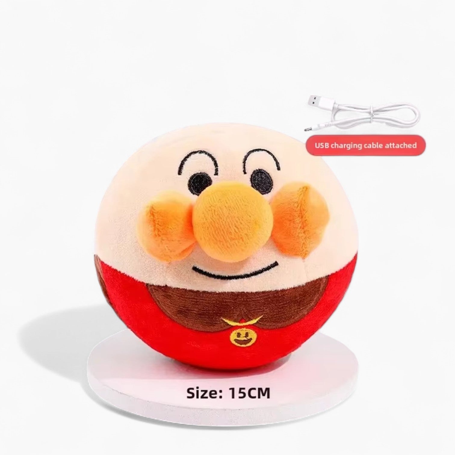 Beatball Frenchie Plush Ball – Electric USB Rechargeable Toy with Music