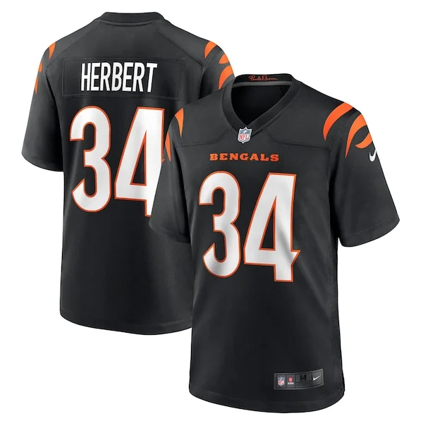 None Khalil Herbert Game Jersey - Black | NFL Player Jersey | NFL Foot