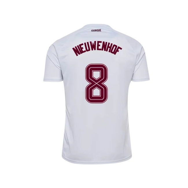 High Quality 2025-2026 Hearts Away Away Nieuwenhof 8 With Special