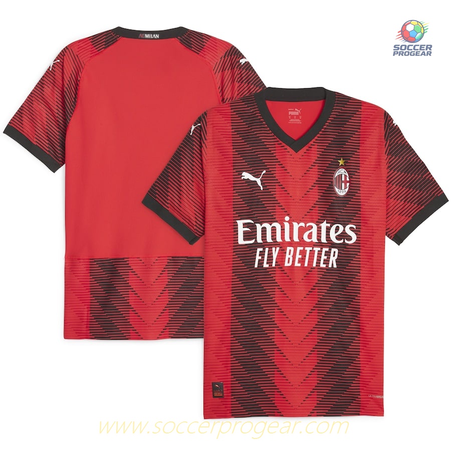 MILAN AC Home Match Team Shirt 2023 2024