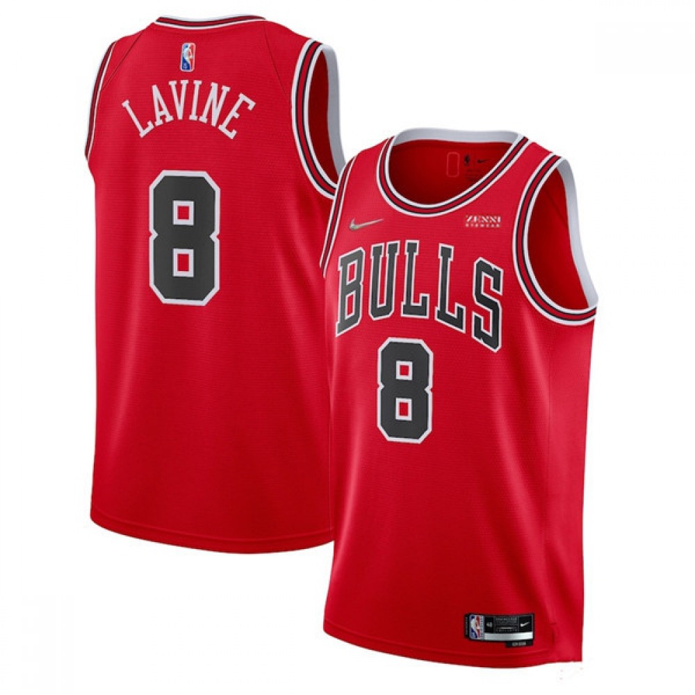 Authentic Chicago Bulls Zach LaVine8 Jersey - Red - NBA Collection