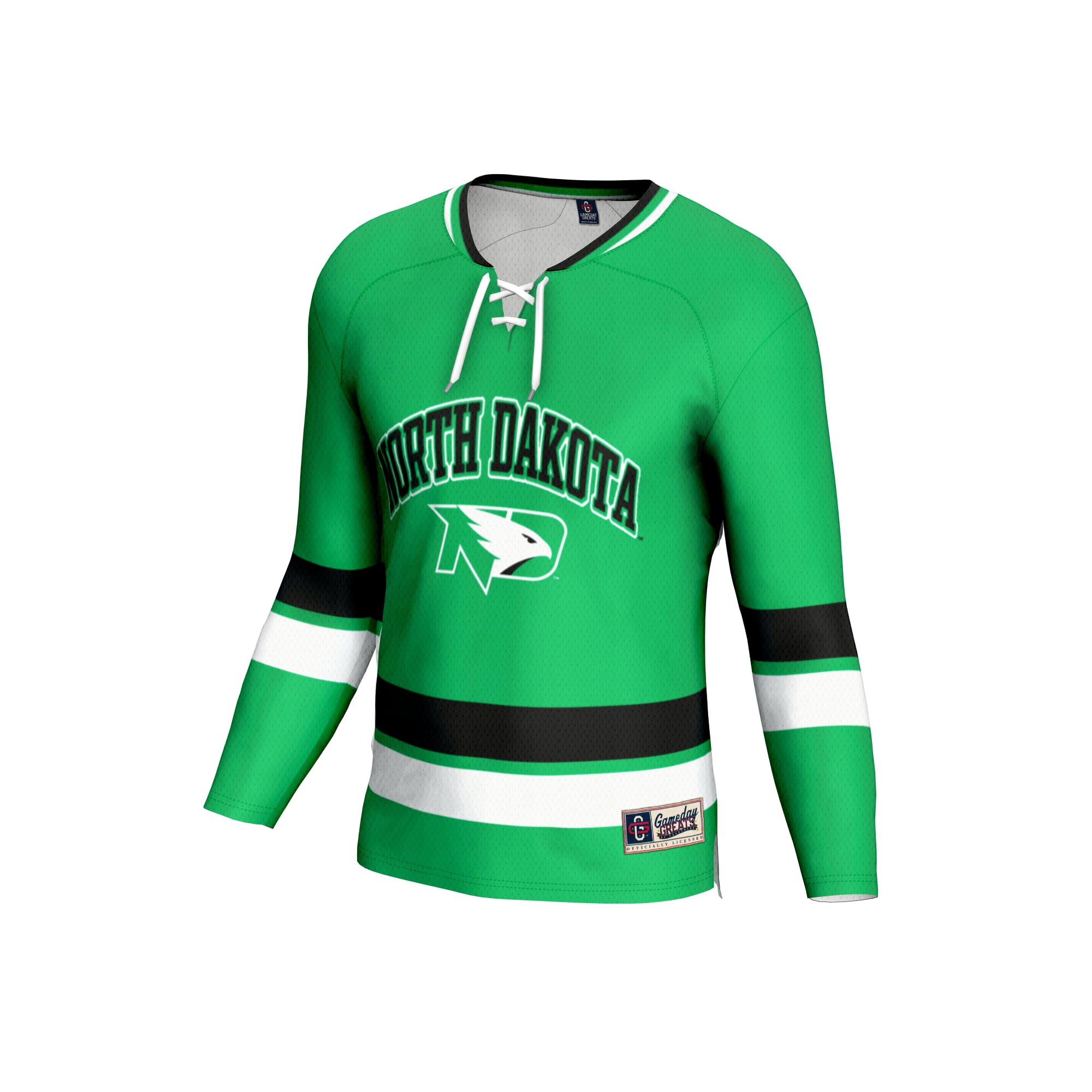 North Dakota Youth Lightweight Women's Hockey Team Fashion Jersey - Kelly Green