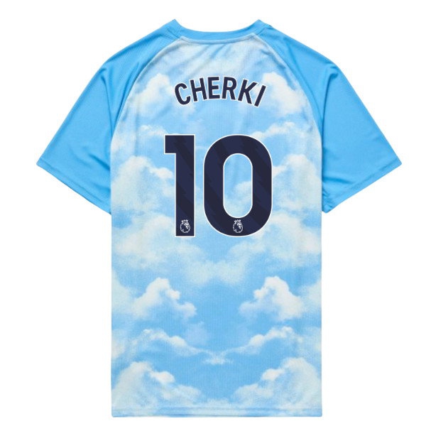 [LLS] 2026-2027 Man City Warm Up Jersey (Icy Blue) - Kids (Cherki 10)