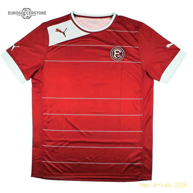 2012-13 Fortuna Dusseldorf Home Jersey Soccer Shirt (Sponsorless) (S)