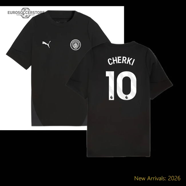 Non-toxic Man City Kids Jersey Cherki 2025-2026 Kids-safe Technology