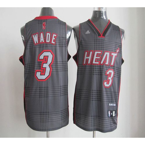 Heat Black Miami Heat #3 Jersey - Reasonably Priced Premium Quality
