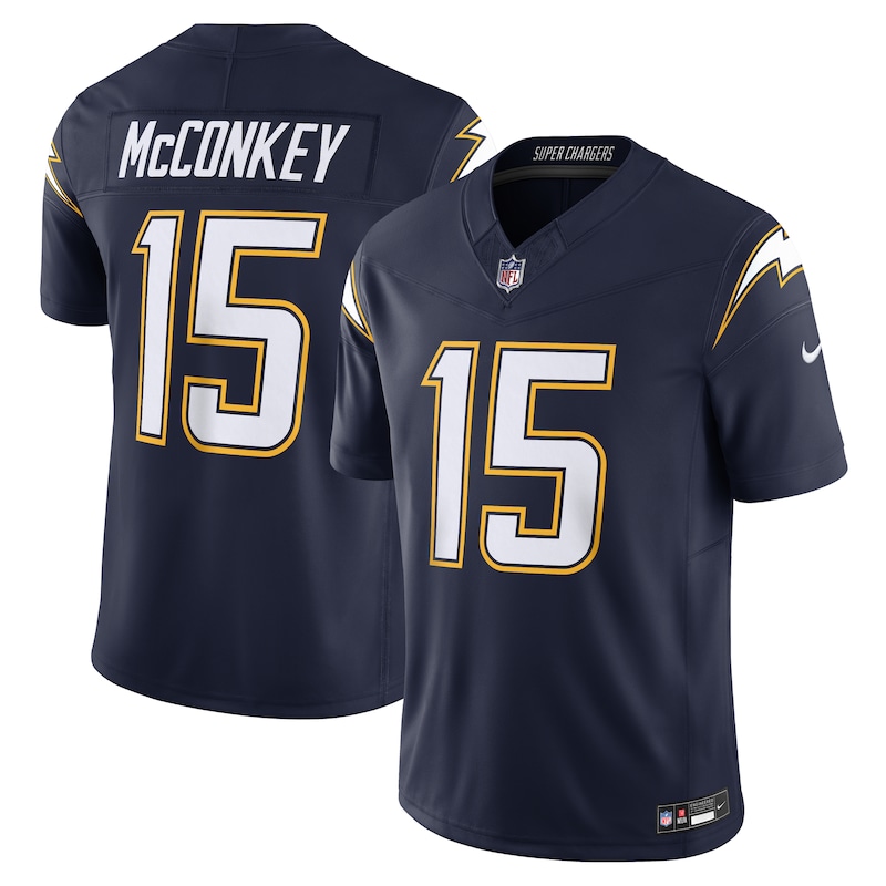 None Ladd McConkey Los Angeles Chargers Fan Favorite Team Authentic...