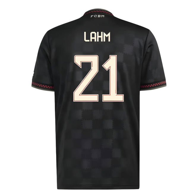 2025-2026 Bayern Munich Third Shirt (Lahm 21) Reinforced Seams