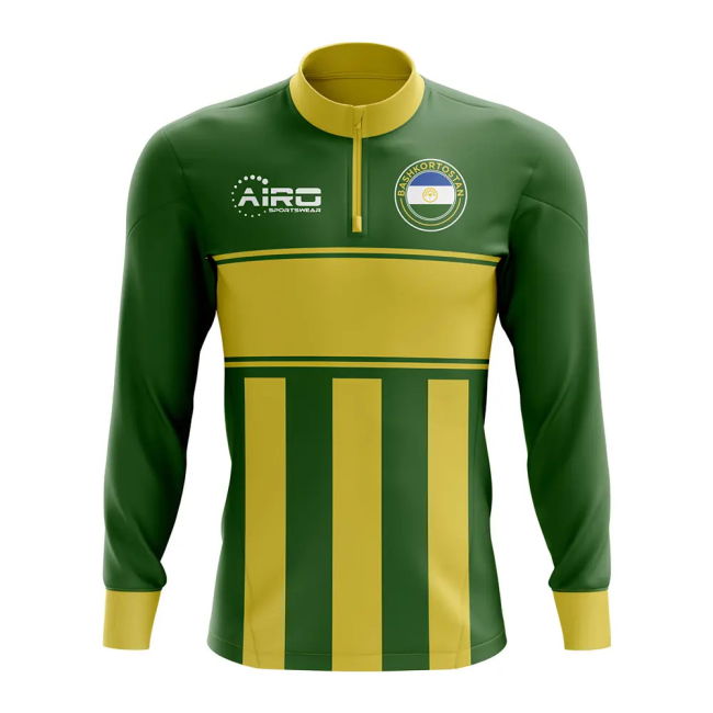 Authentic Bashkortostan Concept Football Half Zip Midlayer Top