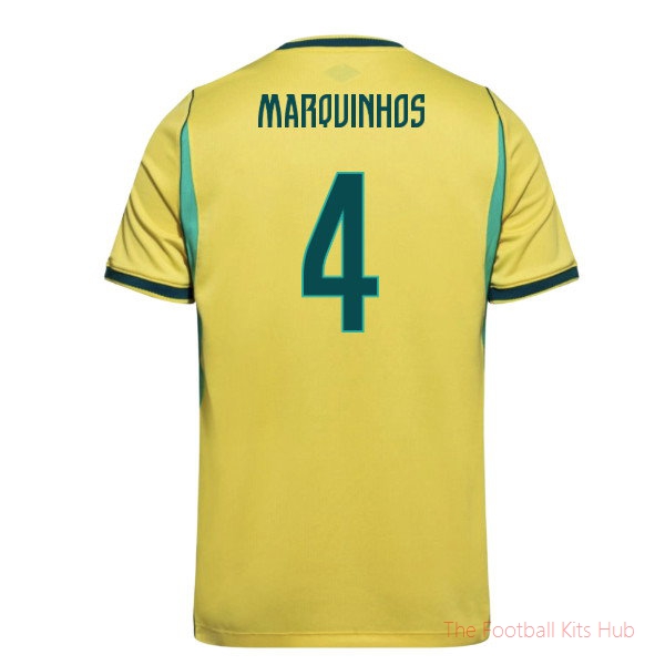 2026-2027 Brazil Home Shirt (Marquinhos 4)