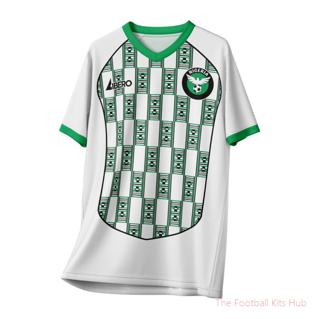 Nigeria 1994 Vintage Style Concept Shirt Adult Short Sleeve