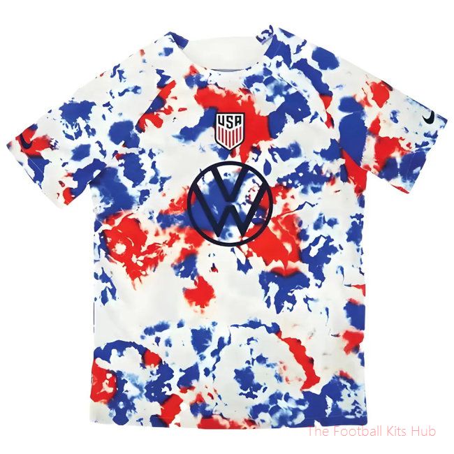 2022-2023 USA Pre-Match Training Shirt (White)
