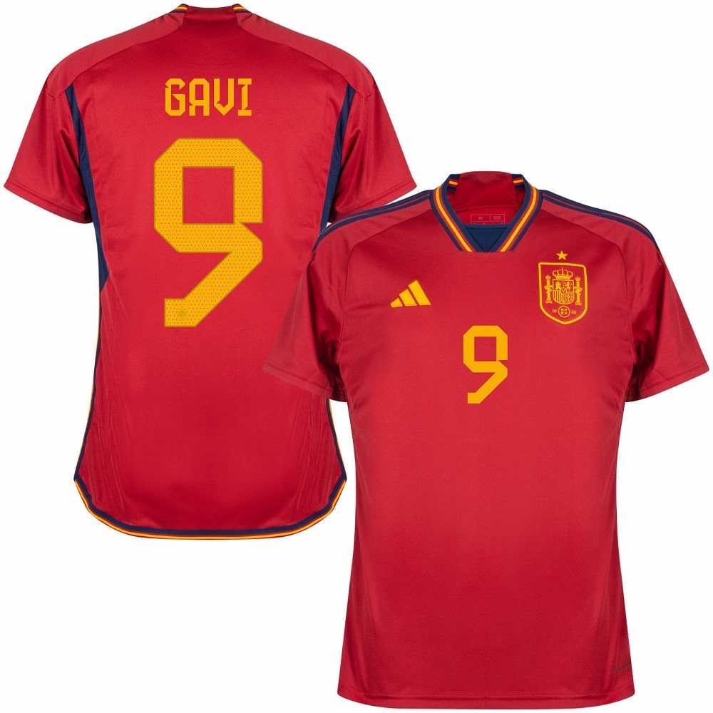 SPAIN HOME JERSEY WORLD CUP 2022 GAVI