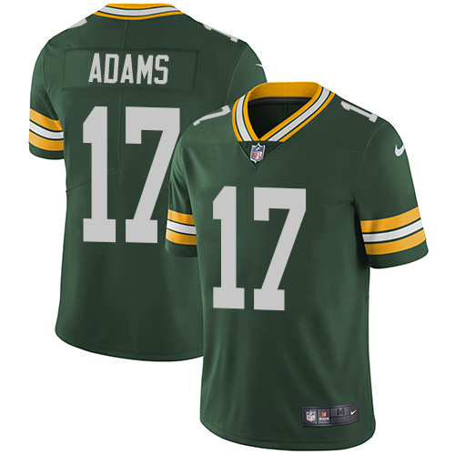 Authentic NFL Packers #17 Davante Adams Green Limited Jersey