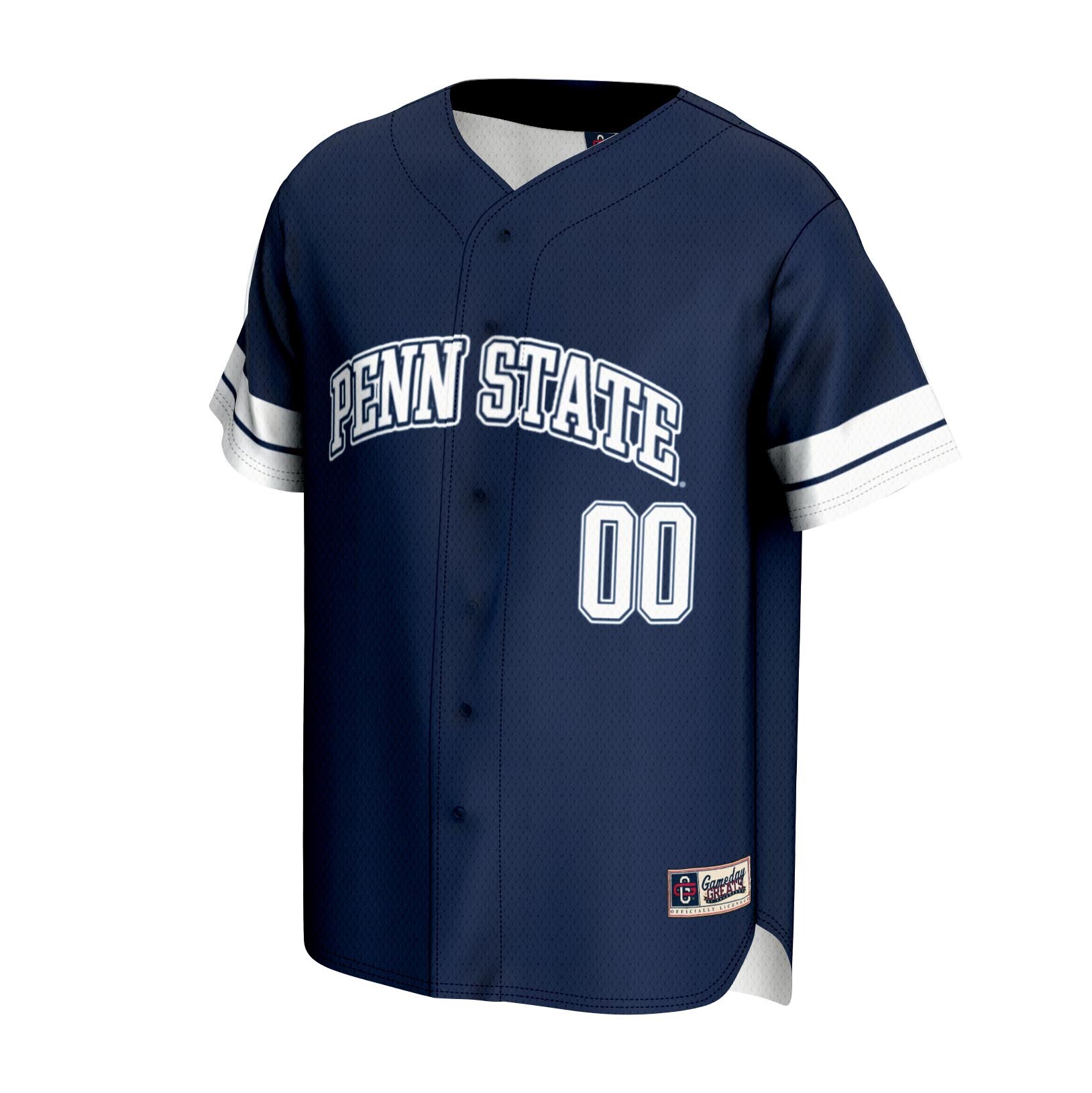 [NJP] Penn State Nittany Lions GameDay Greats Youth NIL Pick-A-Player Lightweight Baseball Jersey - Navy