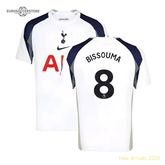 Premium 2025-2026 Tottenham Hotspur Home Shirt (bissouma 8) - Premium
