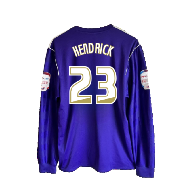 True Derby Away Long Sleeve Shirt M Excellent Hendrick #23 Durable...