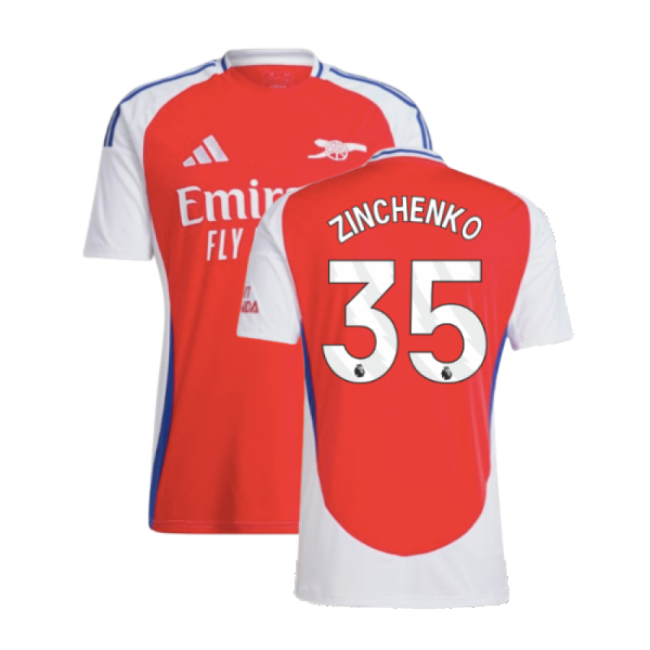 Zinchenko 35 Arsenal Iconic Club Classic Kit - 2024-2025