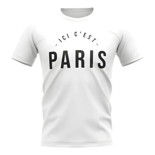Messi Ici C\'est Paris supporter T-Shirt (Unisex